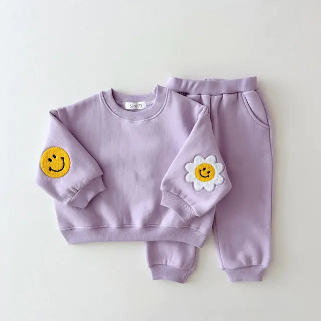 Winter Warm Baby Clothes Set – Cozy Fleece Outfit for Boys & Girls