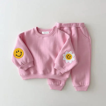 Winter Warm Baby Clothes Set – Cozy Fleece Outfit for Boys & Girls