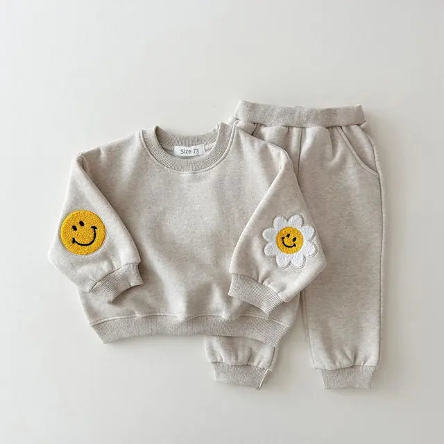 Winter Warm Baby Clothes Set – Cozy Fleece Outfit for Boys & Girls